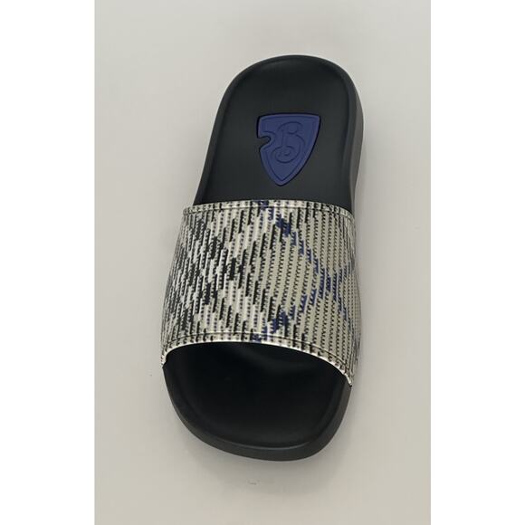 Burberry Dive Lichen IP Check Slide Sandals 9 US (42 Euro) 8102419 IT NIB $390 - Picture 4 of 11
